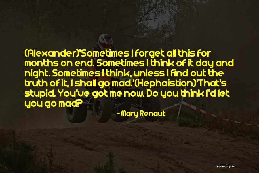 Sometimes Let It Go Quotes By Mary Renault Sometimes Let It Go Quotes By Mary Renault