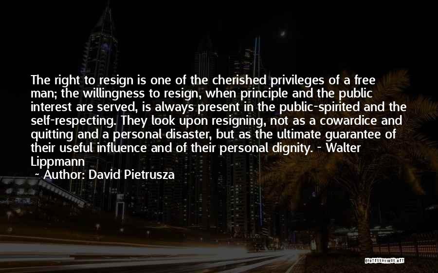 Sometimes Quitting Is The Right Thing To Do Quotes By David Pietrusza