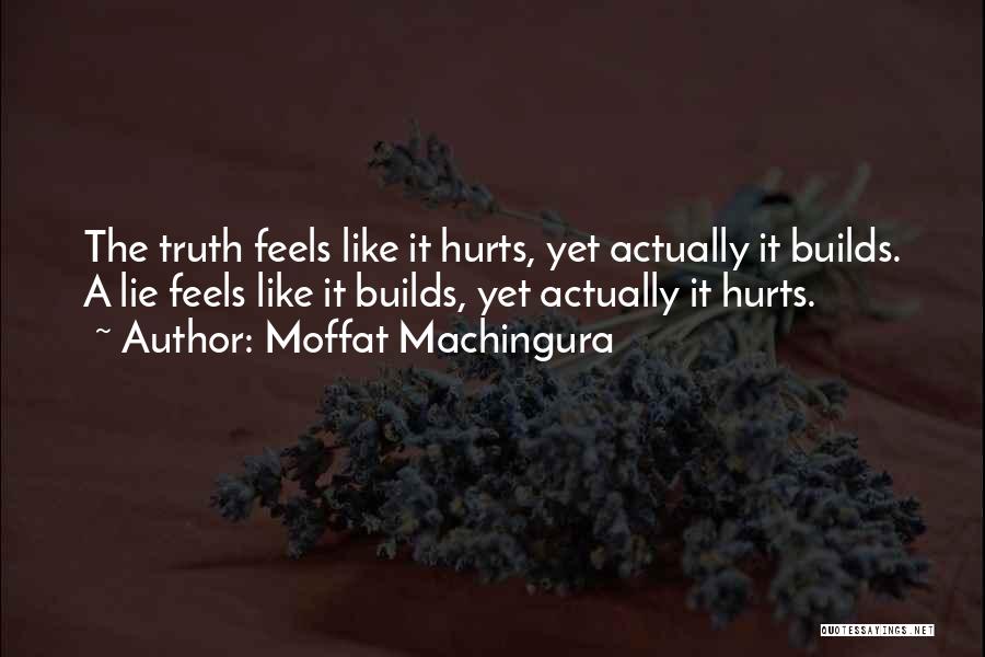 Sometimes Reality Hurts Quotes By Moffat Machingura