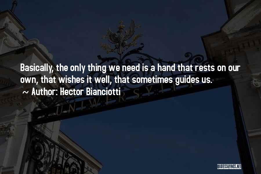 Sometimes We Wish Quotes By Hector Bianciotti