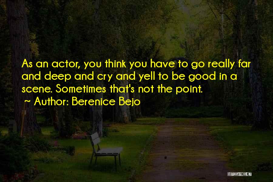 Sometimes You Cry Quotes By Berenice Bejo