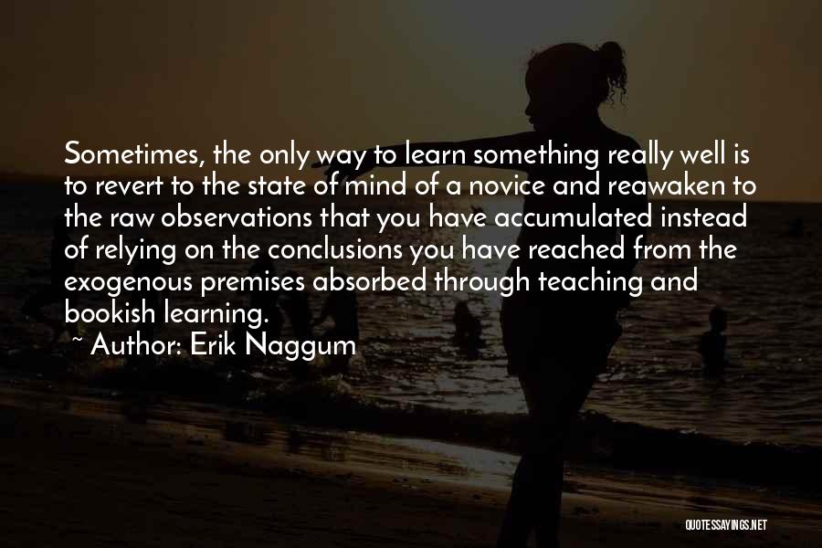 Sometimes You Have To Learn Quotes By Erik Naggum