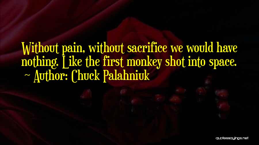 Sometimes You Have To Sacrifice Quotes By Chuck Palahniuk