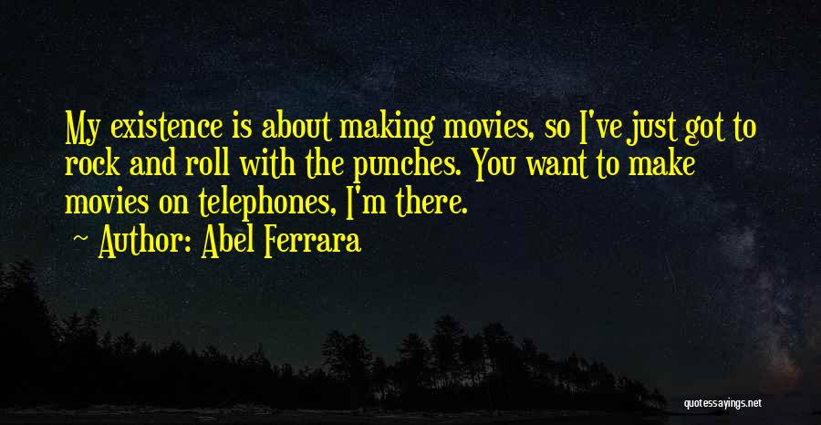 Sometimes You Just Got To Roll With The Punches Quotes By Abel Ferrara