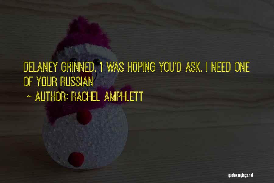 Sometimes You Just Need Someone Quotes By Rachel Amphlett