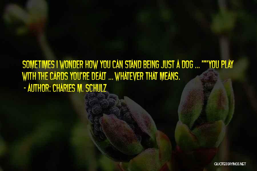 Sometimes You Just Wonder Quotes By Charles M. Schulz