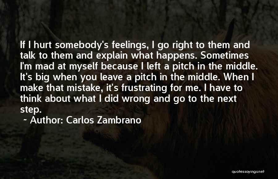 Sometimes You Make Me Mad Quotes By Carlos Zambrano