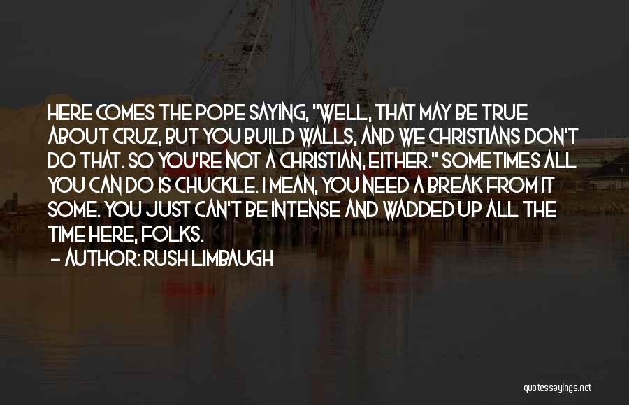 Sometimes You Need A Break Quotes By Rush Limbaugh