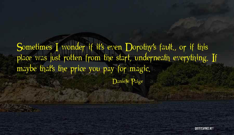 Sometimes You Wonder Quotes By Danielle Paige Sometimes You Wonder Quotes By Danielle Paige