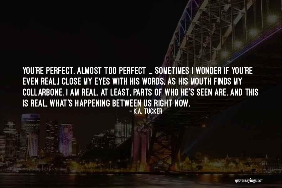 Sometimes You Wonder Quotes By K.A. Tucker Sometimes You Wonder Quotes By K.A. Tucker