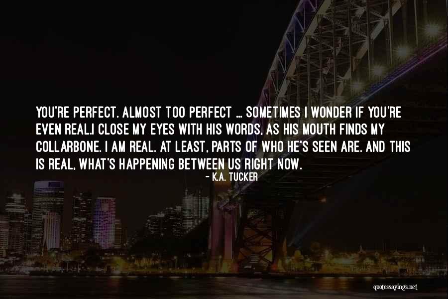 Sometimes You Wonder Quotes By K.A. Tucker