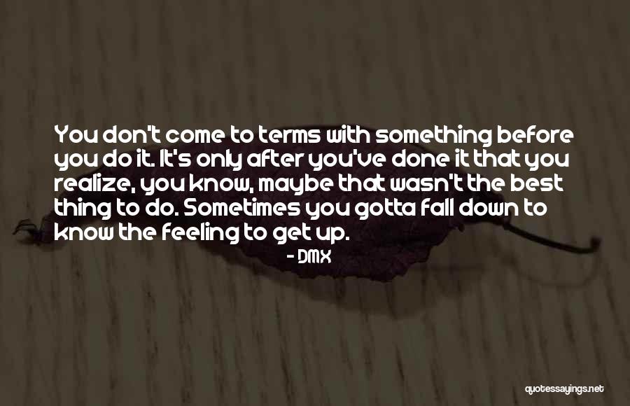 Sometimes You've Gotta Quotes By DMX