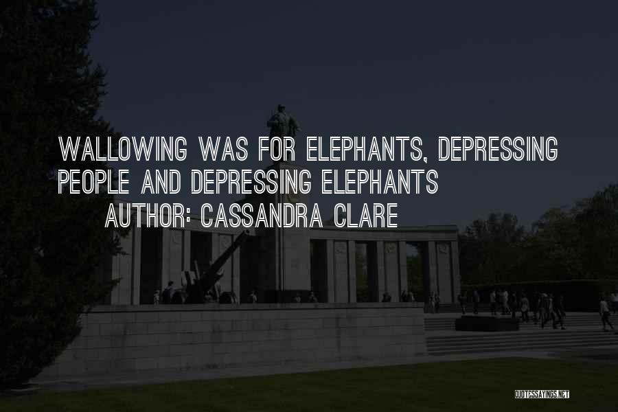 Somewhat Depressing Quotes By Cassandra Clare