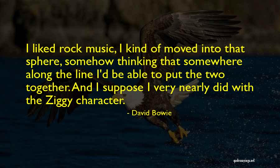 Somewhere Along The Line Quotes By David Bowie