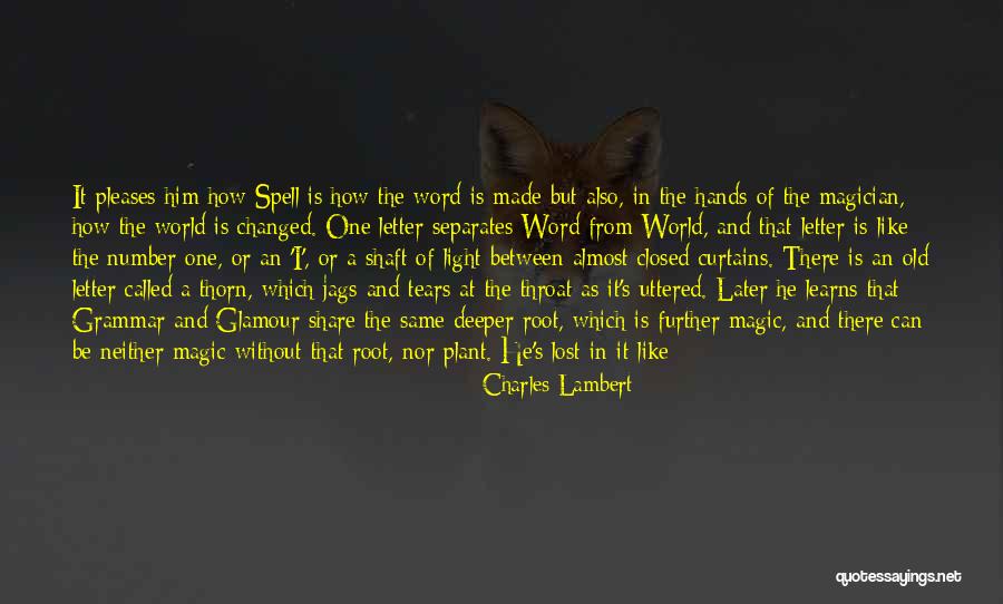 Somewhere In Between Quotes By Charles Lambert