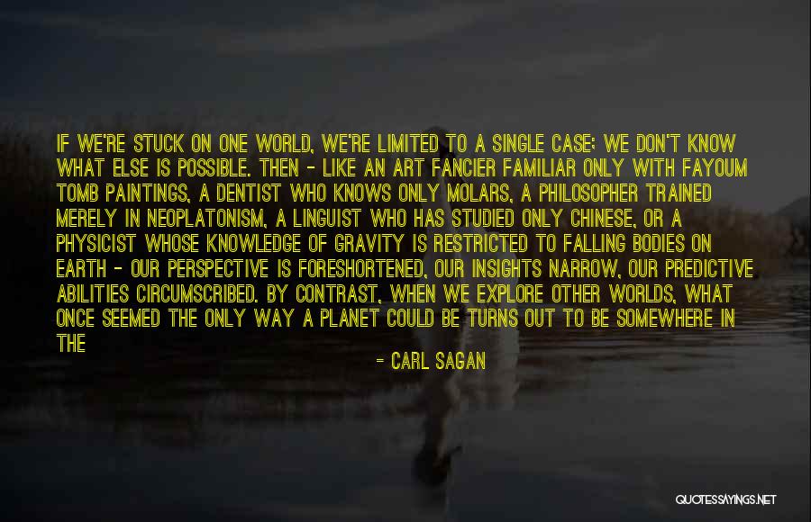 Somewhere In The Middle Quotes By Carl Sagan