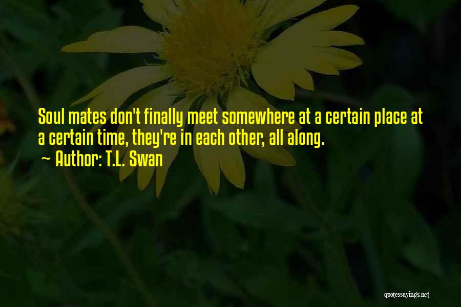 Somewhere In Time Love Quotes By T.L. Swan