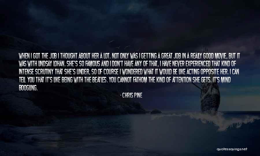 Somper International Beverly Hills Quotes By Chris Pine Somper International Beverly Hills Quotes By Chris Pine