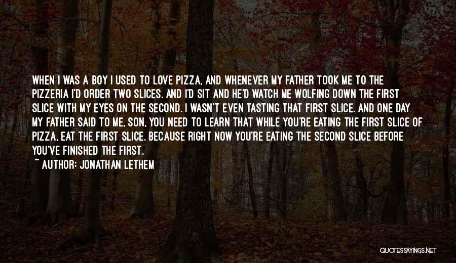 Son And Father Love Quotes By Jonathan Lethem