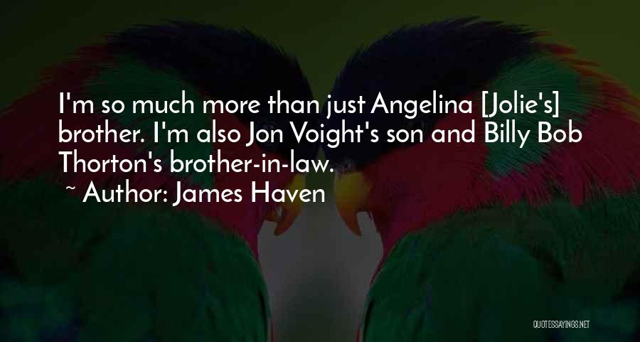 Son And Law Quotes By James Haven