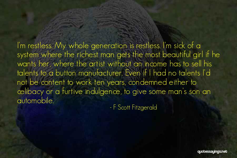 Son Sick Quotes By F Scott Fitzgerald Son Sick Quotes By F Scott Fitzgerald