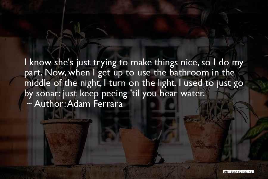 Sonar Quotes By Adam Ferrara