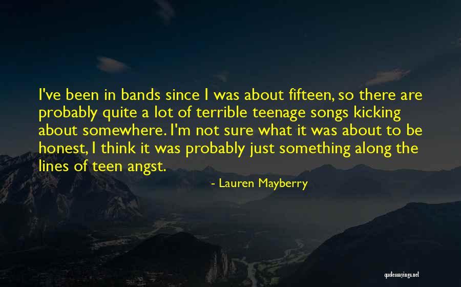 Song Lines Quotes By Lauren Mayberry Song Lines Quotes By Lauren Mayberry
