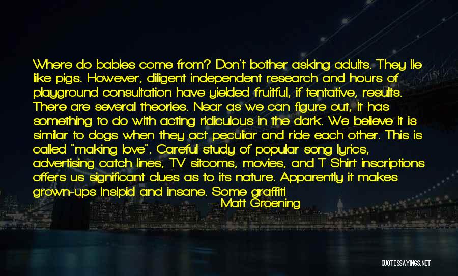 Song Lyrics And Good Quotes By Matt Groening Song Lyrics And Good Quotes By Matt Groening
