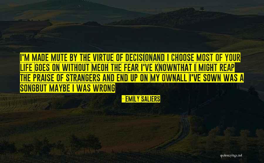 Song Of Praise Quotes By Emily Saliers Song Of Praise Quotes By Emily Saliers