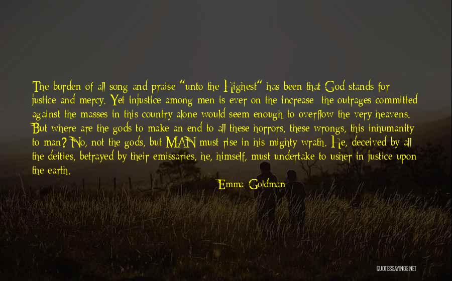 Song Of Praise Quotes By Emma Goldman Song Of Praise Quotes By Emma Goldman