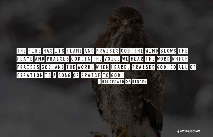 Song Of Praise Quotes By Hildegard Of Bingen Song Of Praise Quotes By Hildegard Of Bingen