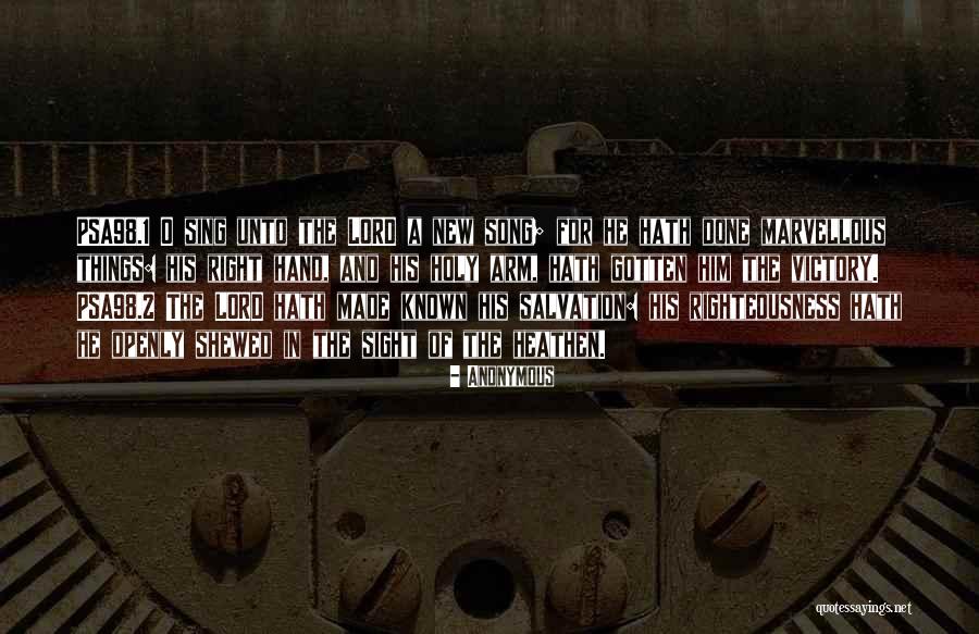 Song Of Victory Quotes By Anonymous Song Of Victory Quotes By Anonymous