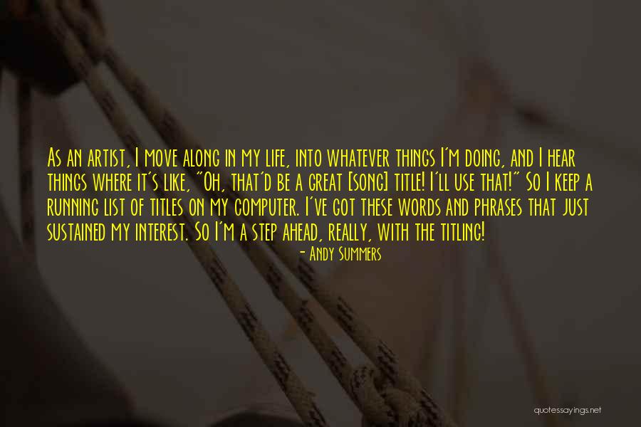 Song Title Use Quotes By Andy Summers Song Title Use Quotes By Andy Summers