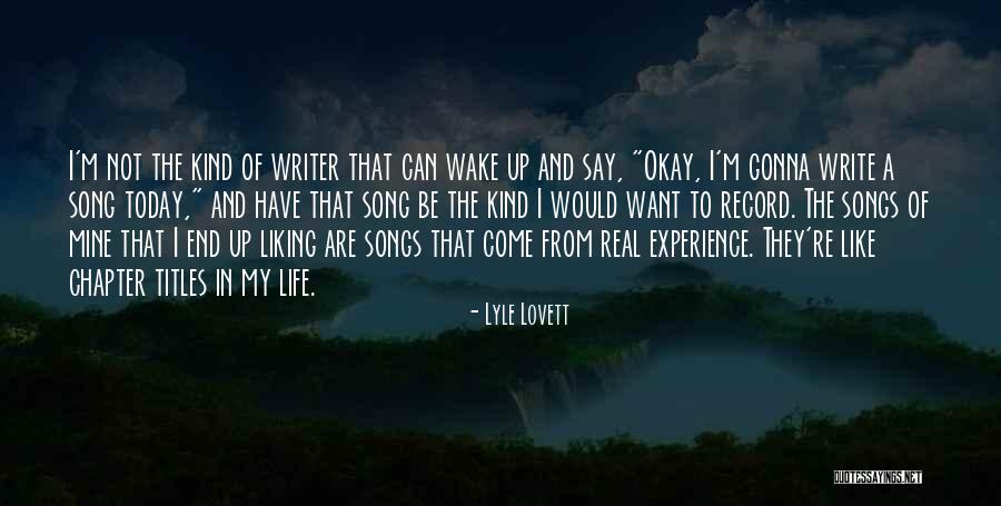 Song Titles In Quotes By Lyle Lovett