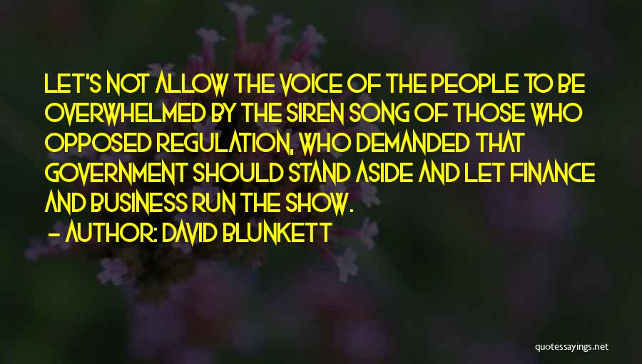 Song To The Siren Quotes By David Blunkett