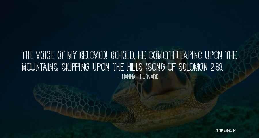 Song Voice Quotes By Hannah Hurnard Song Voice Quotes By Hannah Hurnard