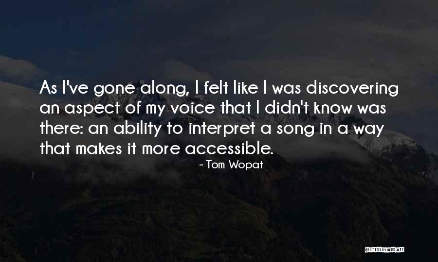 Song Voice Quotes By Tom Wopat Song Voice Quotes By Tom Wopat