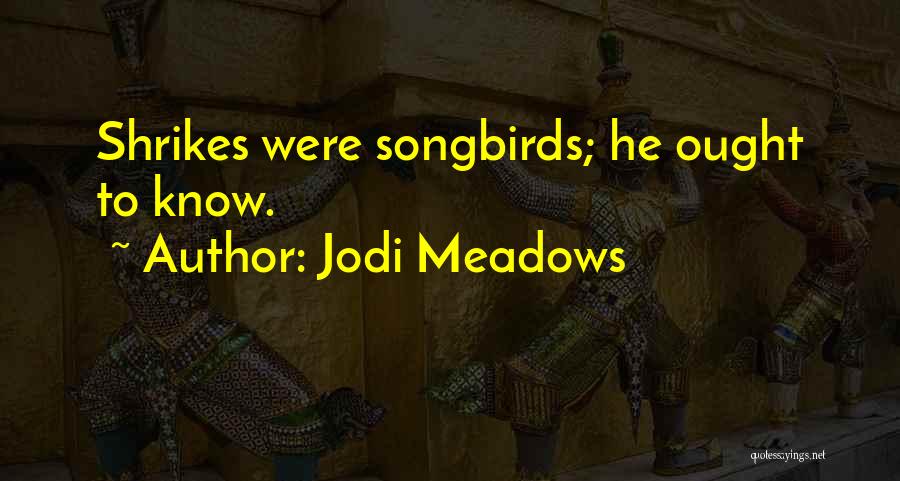 Songbirds Quotes By Jodi Meadows