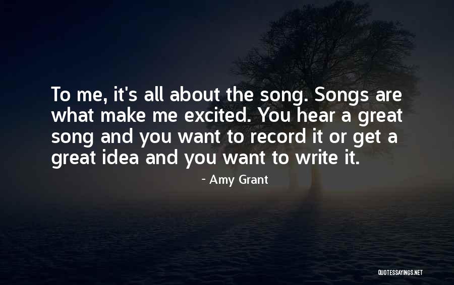 Songs About Quotes By Amy Grant