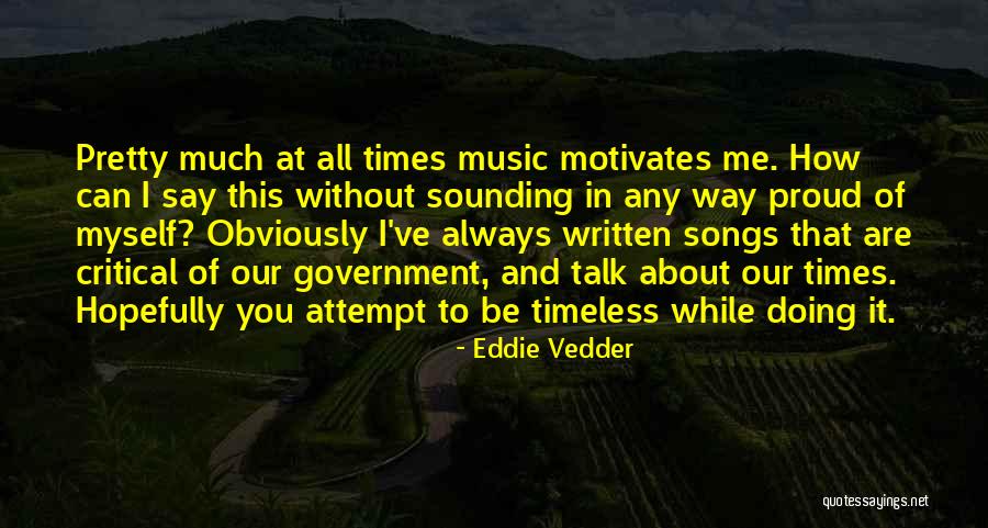 Songs About Quotes By Eddie Vedder