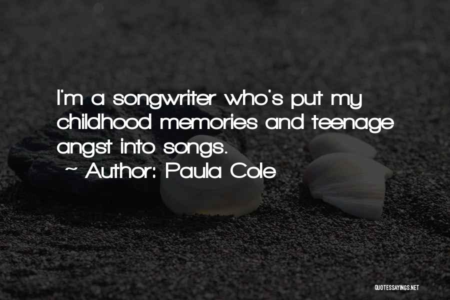 Songs And Memories Quotes By Paula Cole