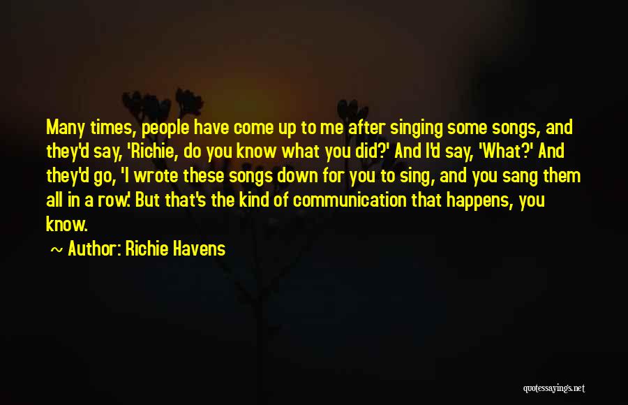 Songs For Quotes By Richie Havens