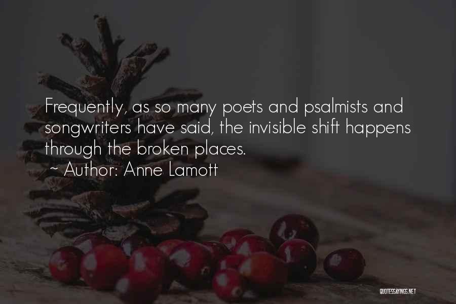 Songwriters Quotes By Anne Lamott
