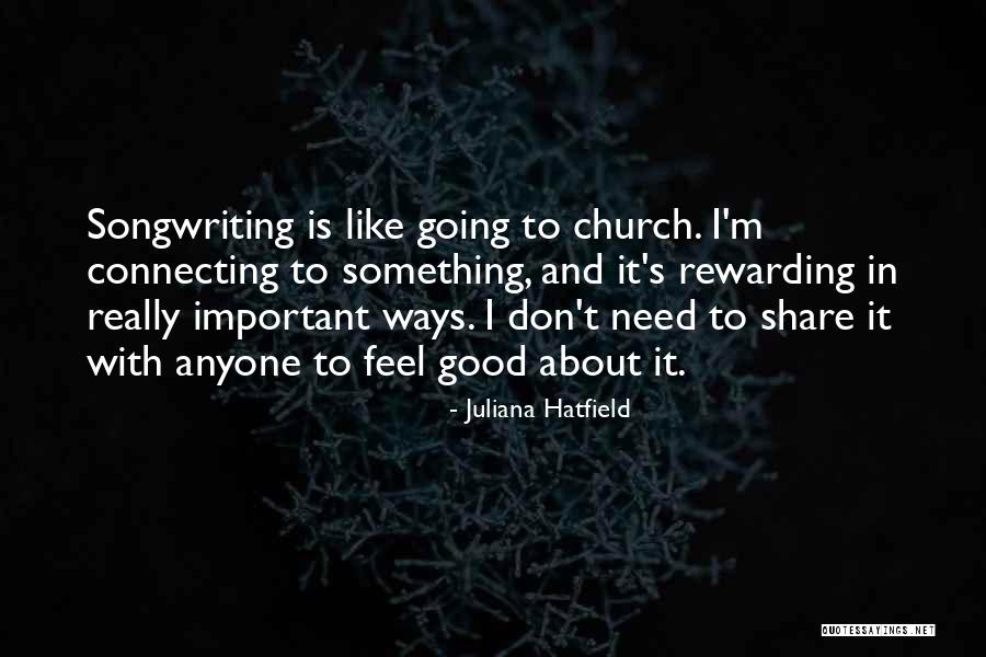 Songwriting With Quotes By Juliana Hatfield Songwriting With Quotes By Juliana Hatfield