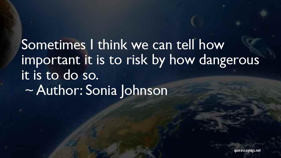 Sonia Johnson Quotes 445314