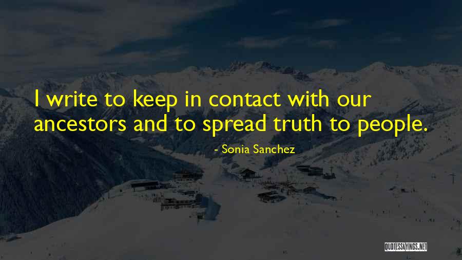 Sonia Sanchez Quotes 111014