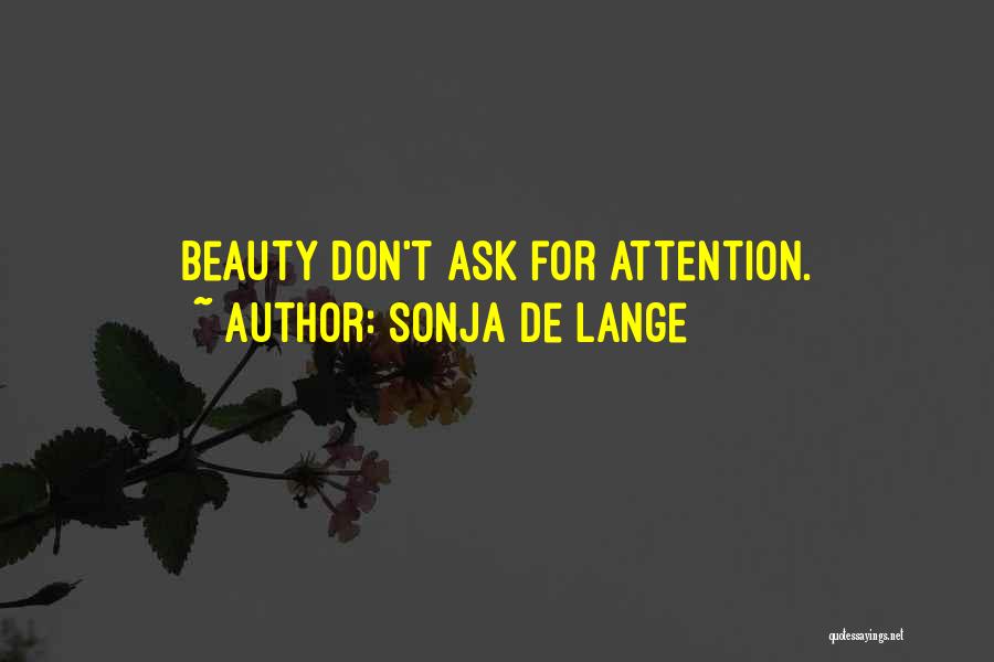 Sonja De Lange Quotes 650273