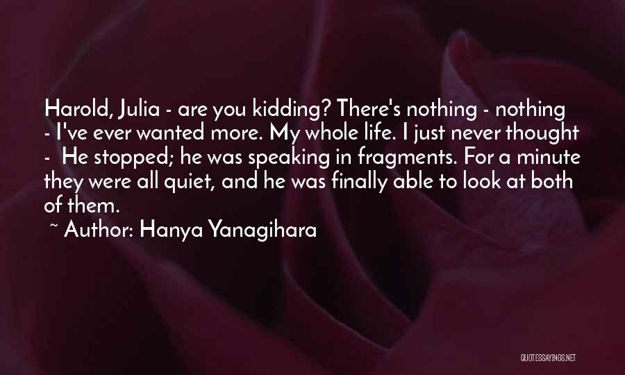 Sonnets Examples Quotes By Hanya Yanagihara