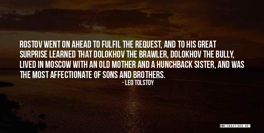 Sons And Brothers Quotes By Leo Tolstoy