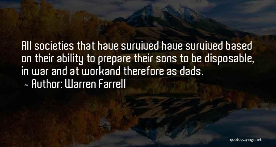 Sons And Dads Quotes By Warren Farrell